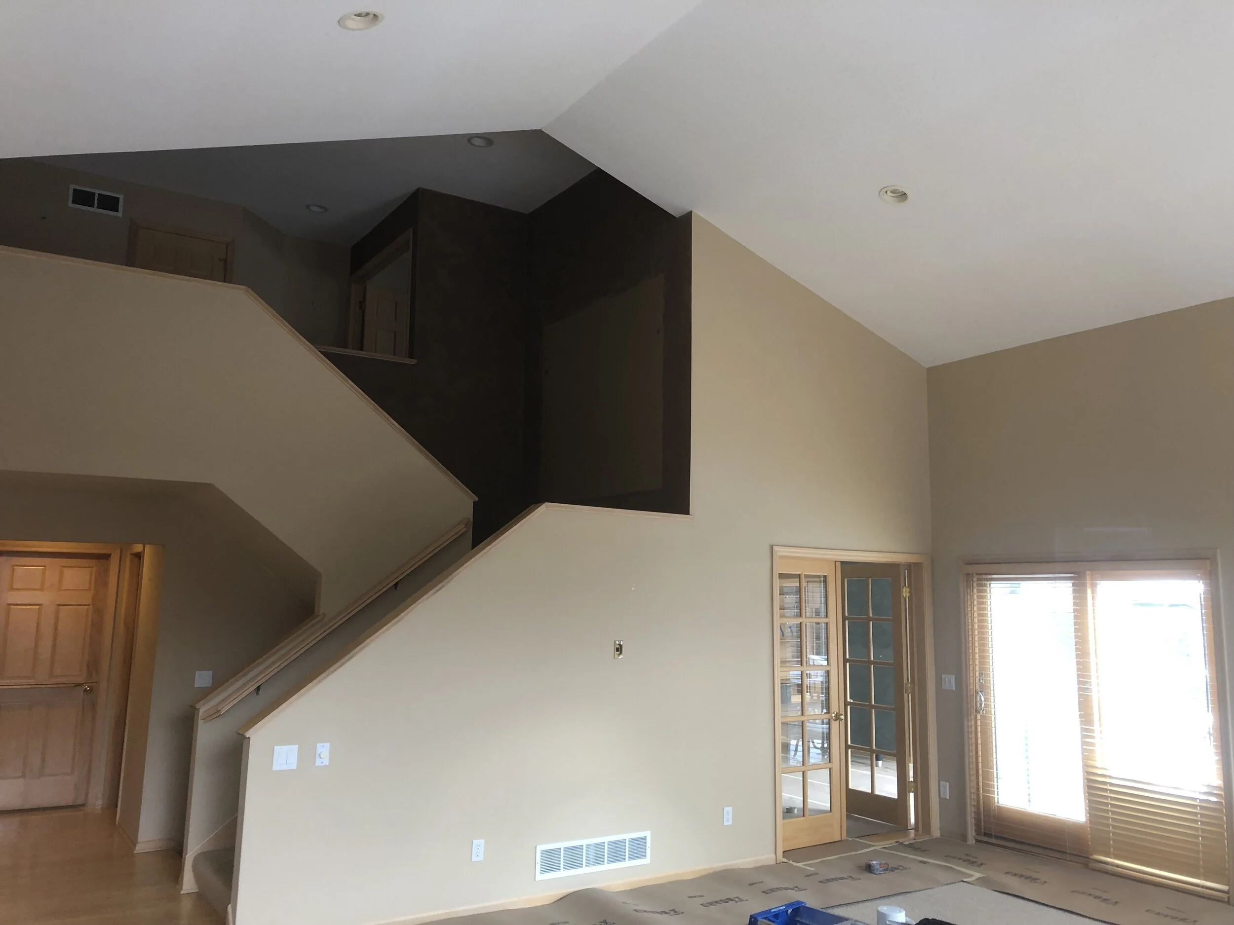 Living room before