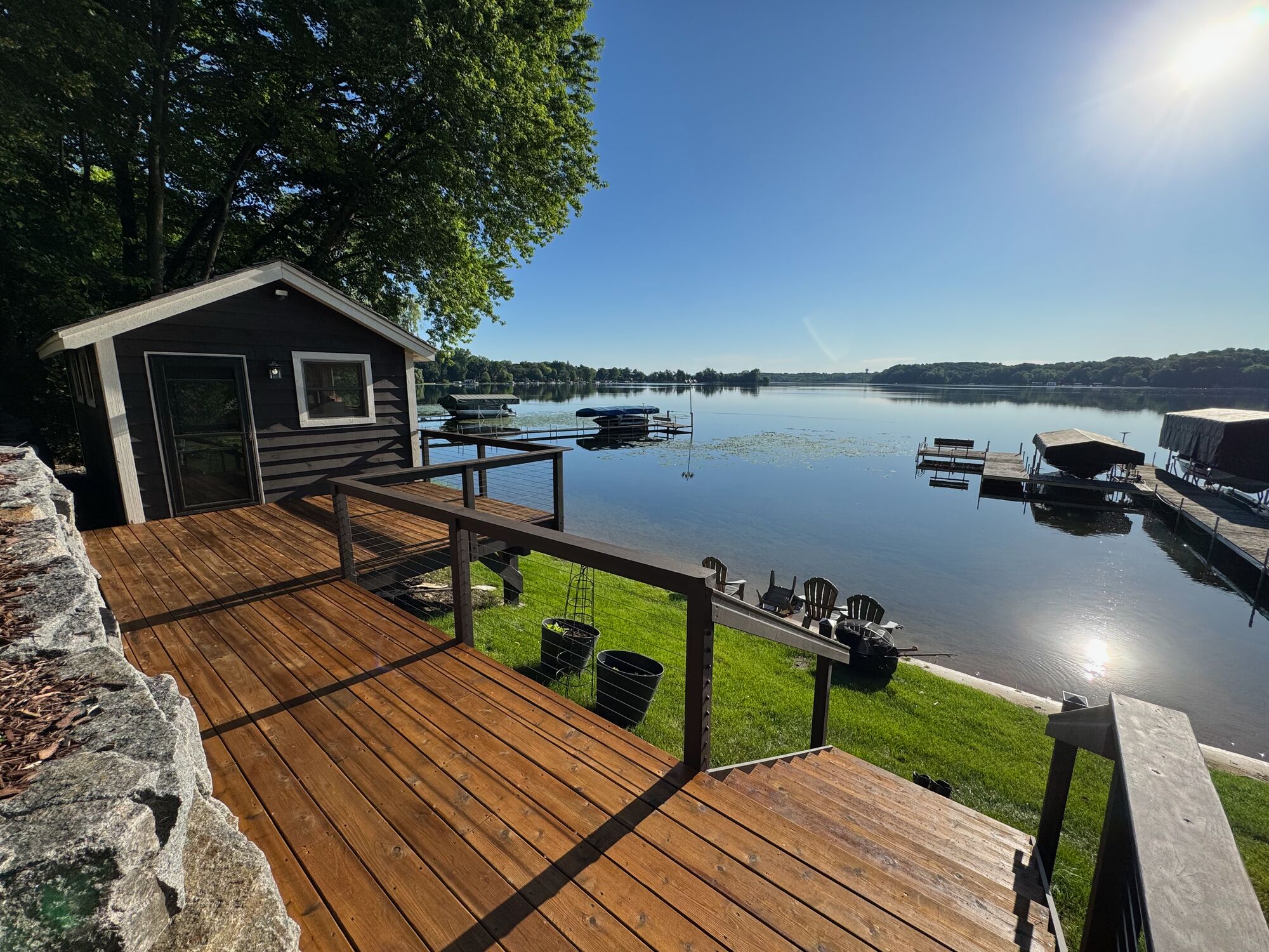 Deck Staining & Wood Refinishing project by Maki Painting & Maintenance